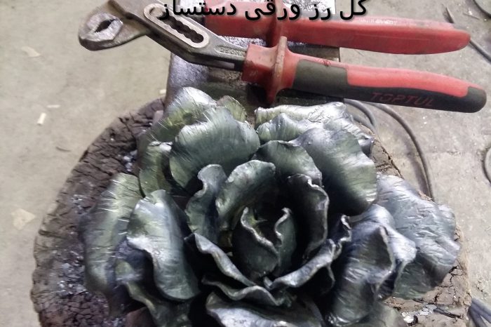 گل رز ورقی دست ساز